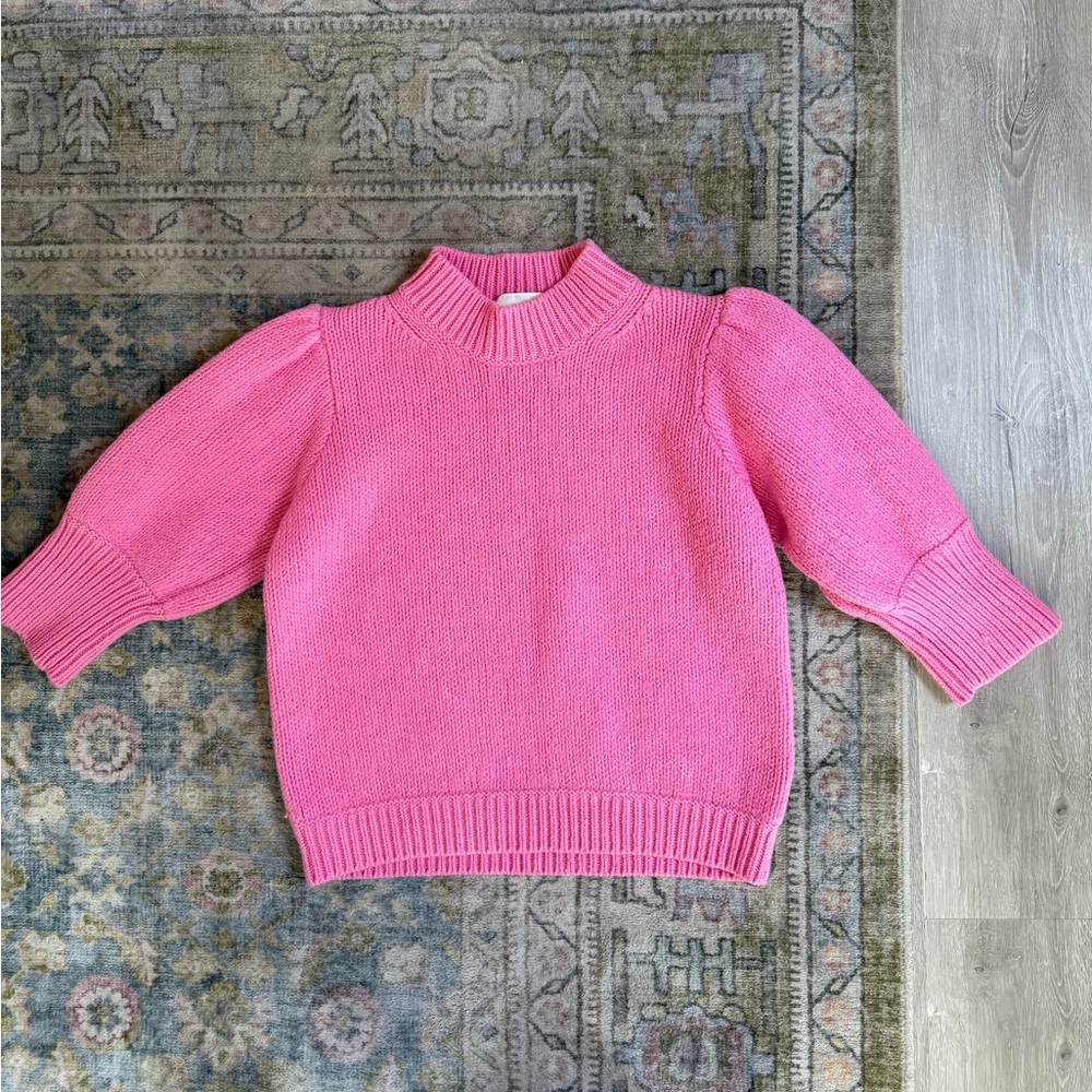 Little Moon Knit Wool Cowl Neck Sweater